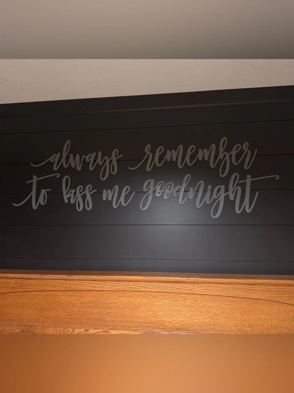 Wall Script Sign 